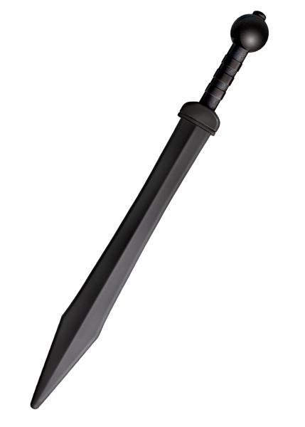 Ein robustes Gladius-Trainingsschwert aus schwarzem Polypropylen. Das Schwert hat eine lange Klinge und einen ergonomisch geformten Griff, ideal für intensives Training und Ausbildung im Kampfsport.