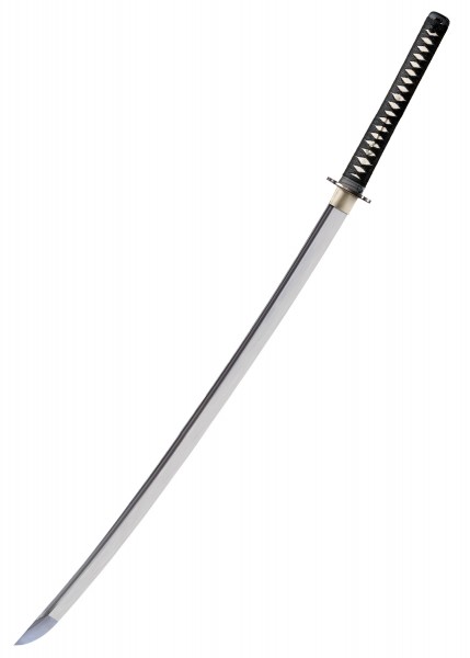 Der Warrior O Katana ist ein hochqualitatives Schwert mit einer langen, gebogenen Klinge und einem kunstvoll gewickelten Griff. Die scharfe Klinge und der traditionelle Stil machen es ideal für Sammler und Kampfsportler.